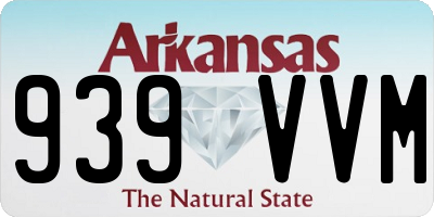 AR license plate 939VVM