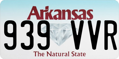 AR license plate 939VVR