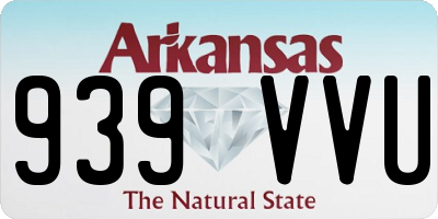 AR license plate 939VVU