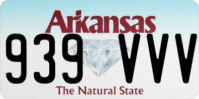 AR license plate 939VVV