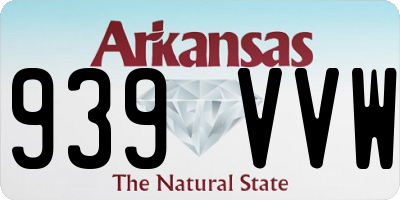 AR license plate 939VVW
