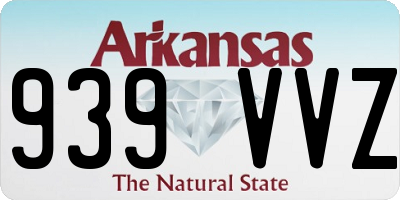 AR license plate 939VVZ