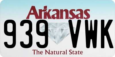 AR license plate 939VWK