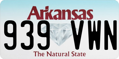 AR license plate 939VWN