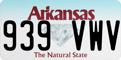 AR license plate 939VWV