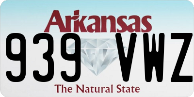 AR license plate 939VWZ
