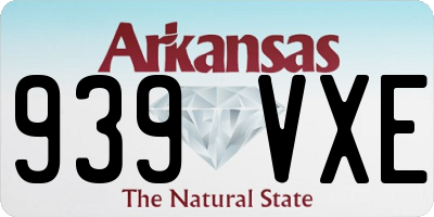 AR license plate 939VXE