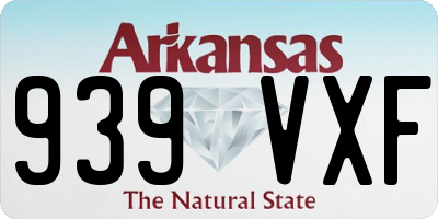 AR license plate 939VXF
