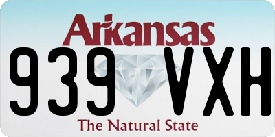 AR license plate 939VXH