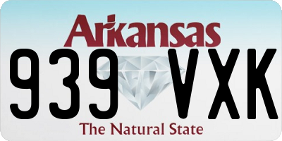 AR license plate 939VXK