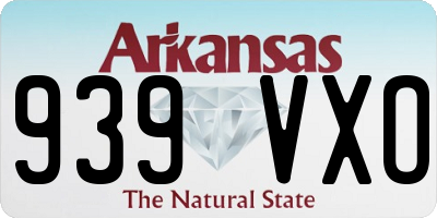 AR license plate 939VXO