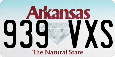 AR license plate 939VXS