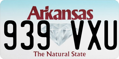 AR license plate 939VXU