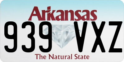 AR license plate 939VXZ