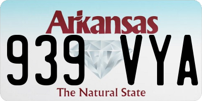 AR license plate 939VYA