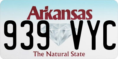 AR license plate 939VYC