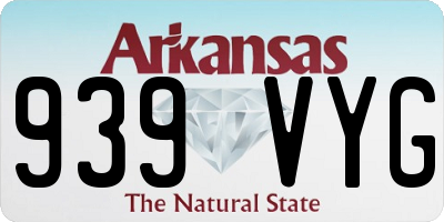 AR license plate 939VYG