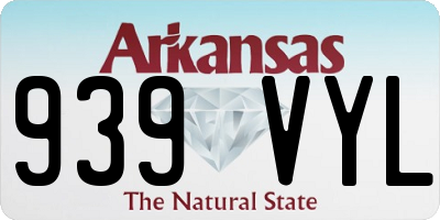 AR license plate 939VYL