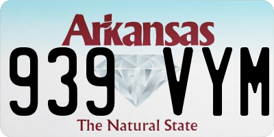 AR license plate 939VYM
