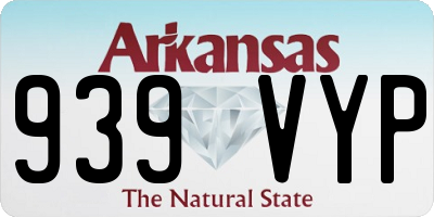 AR license plate 939VYP