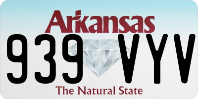 AR license plate 939VYV