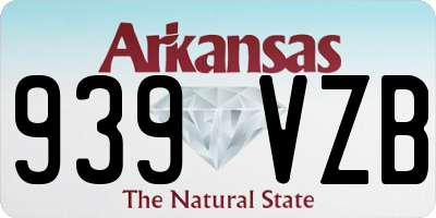 AR license plate 939VZB
