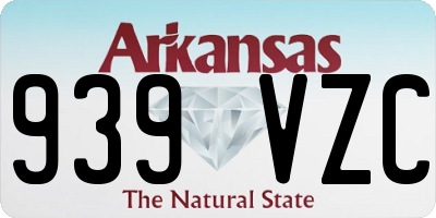 AR license plate 939VZC