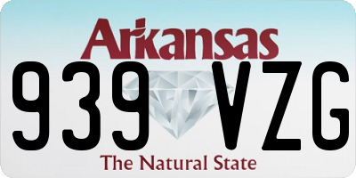 AR license plate 939VZG