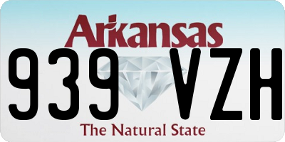 AR license plate 939VZH