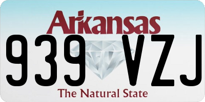 AR license plate 939VZJ