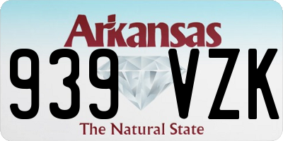 AR license plate 939VZK