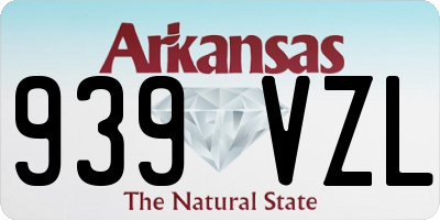 AR license plate 939VZL