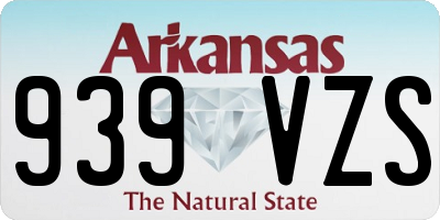 AR license plate 939VZS