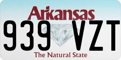 AR license plate 939VZT