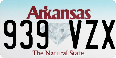 AR license plate 939VZX