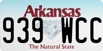 AR license plate 939WCC