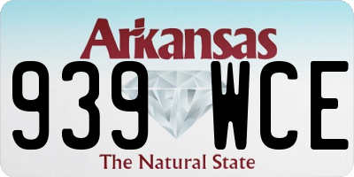 AR license plate 939WCE