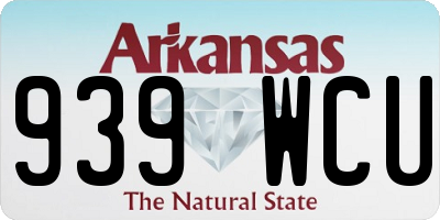 AR license plate 939WCU