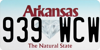 AR license plate 939WCW