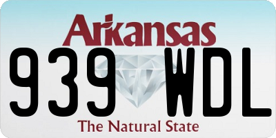 AR license plate 939WDL