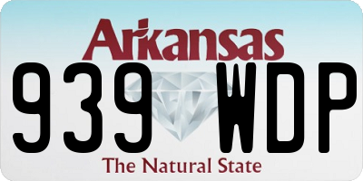 AR license plate 939WDP