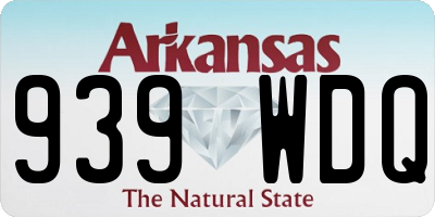 AR license plate 939WDQ