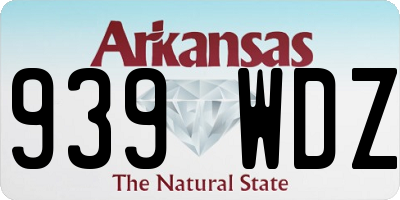 AR license plate 939WDZ