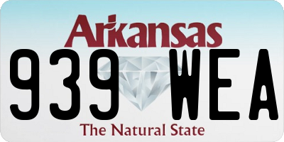 AR license plate 939WEA