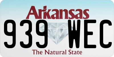 AR license plate 939WEC