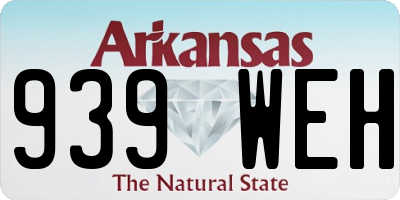 AR license plate 939WEH