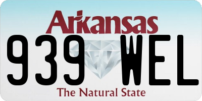 AR license plate 939WEL