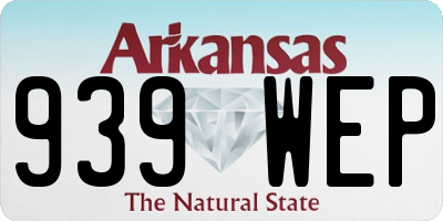 AR license plate 939WEP