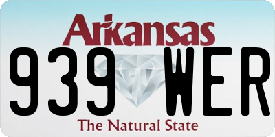 AR license plate 939WER