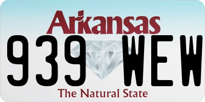 AR license plate 939WEW